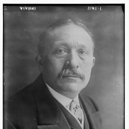 Il Primo Ministro francese René Viviani. © Congress Library pnp_ggbain.16549