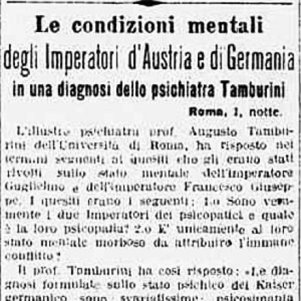 Articolo La stampa 2 gennaio 1916