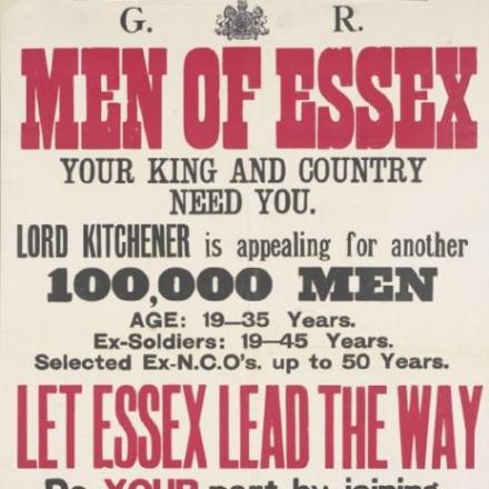 Poster reclutamento di autore sconosciuto - Fonte Imperial War Museums