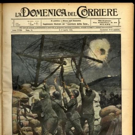 Consolidamento delle posizioni - La Domenica del Corriere 2-9 aprile 1916