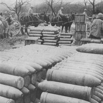 Deposito di munizioni francesi - Foto di Willy John Abbot per The Nations at War