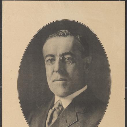 Poster per la campagna politica di Wilson del 1916 - Fonte Library of Congress digital id  00481