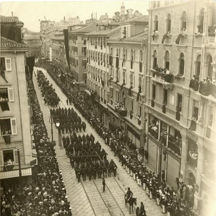 Corteo dei funerali dell'arciduca ereditario Francesco Ferdinando e della moglie Sofia