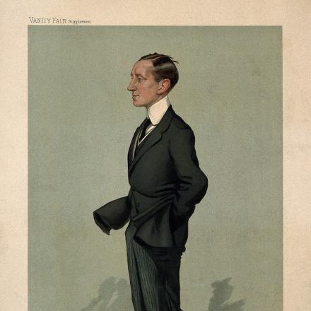 Ritratto di Guglielmo Marconi su Vanity Fair, 1905 - Fonte: Collezione di Sir L. War Wellcome