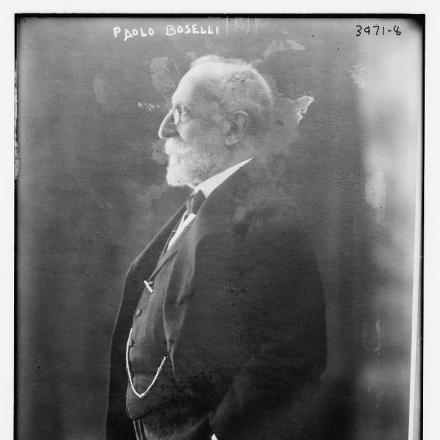 Paolo Boselli - Fonte: Library of Congress Digital Id ggbain 22747
