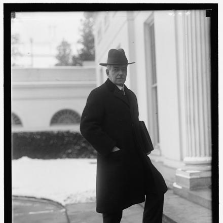 Il segretario di Stato Robert Lansing - Fonte: Library of Congress digital id 06855