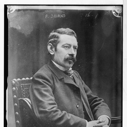 A. Briand - Fonte: Library of Congress ggbain.03733 A. Briand - Fonte: Library of Congress ggbain.03733