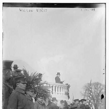 Il presidente Wilson -  Fonte: Library of Congress Digital Id ggbain 23889