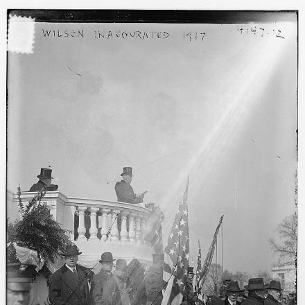 Il presidente Wilson - Fonte: Library of Congress Digital Id ggbain 23900 