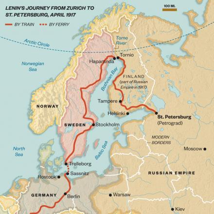 Il viaggio di Lenin Fonte: https://www.smithsonianmag.com/travel/vladimir-lenin-return-journey-russia-changed-world-forever-180962127/