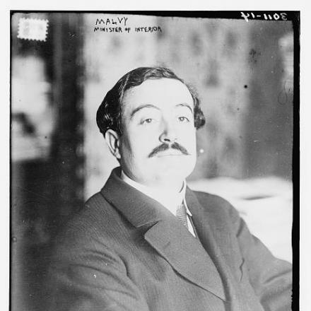 Il Ministro francese dell'interno Louis Malvy. © Congress Library pnp_ggbain.15671