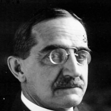 Il Ministro greco degli Affari esteri Nikolaos Politis. Bibliothèque nationale de France