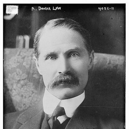 Il Cancelliere dello Scacchiere Andrew Bonar Law. © Congress Library pnp_ggbain.23420