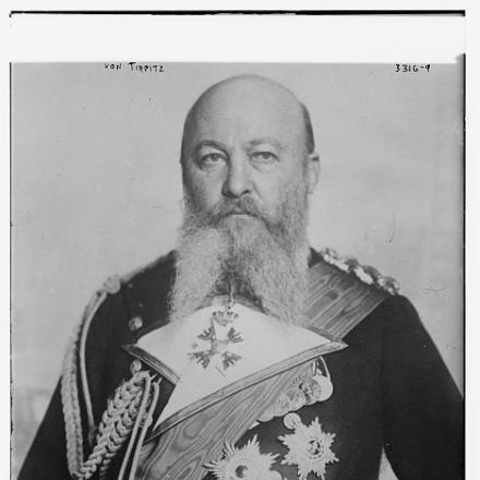 L'Ammiraglio Alfred von Tirpitz. © Library of Congress pnp_ggbain.17983