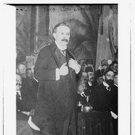 Il Premier britannico Lloyd George © Congress Library pnp_ggbain.23395