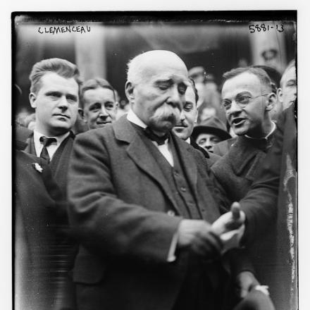 Il Primo ministro francese Georges Clemenceau © Congress Library pnp_ggbain.35251