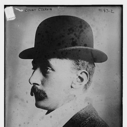 Il Ministro degli esteri asburgico Conte Otto von Czerin.  © Congress library pnp_ggbain.24229