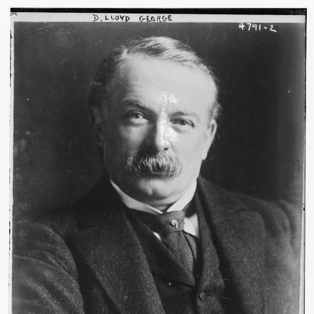 Il Premier del Regno Unito Lloyd George © Congress Library pnp_ggbain.28038