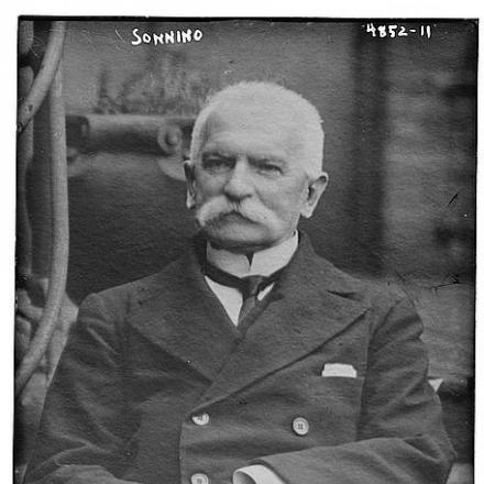 Il Ministro italiano degli affari esteri Sidney Sonnino © Congress Library pnp_ggbain.28372