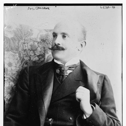 L'ex Presidente del Consiglio francese  Joseph-Marie Auguste Caillaux © Congress Library pnp_ggbain.37362