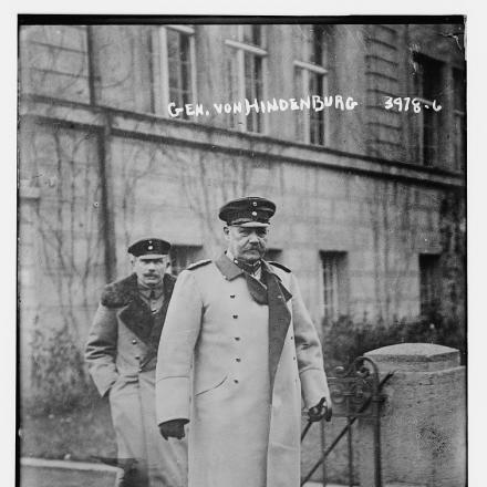 Il Generale Paul von  Hindenburg © Congress Library pnp_ggbain.22795