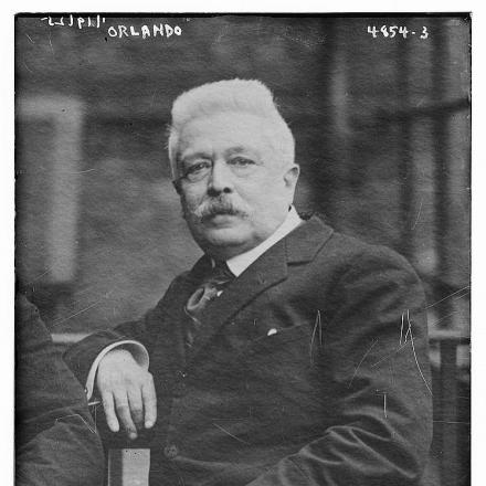 Il Presidente del Consiglio Vittorio Emanuele  Orlando © Congress Library pnp ggbain.28379