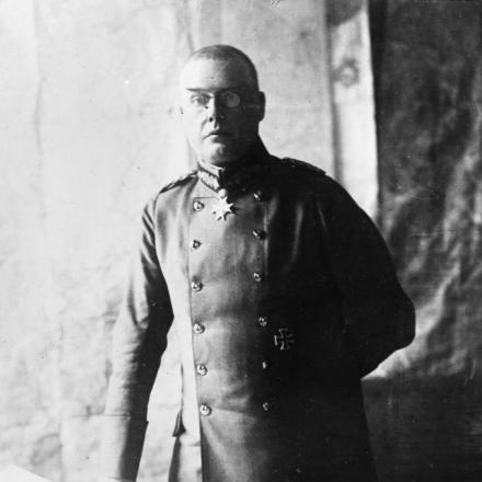 Il Generale Max Hoffmann, Capo di Stato Maggiore dell'esercito tedesco sul fronte orientale. © IWM Q 24067