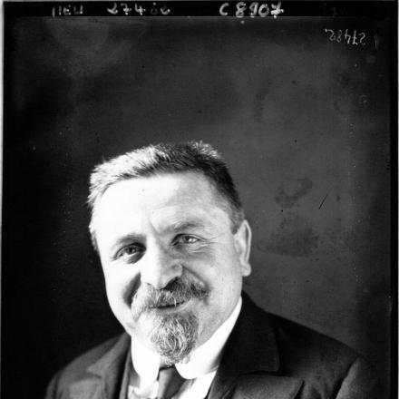 Gustave Hervé, politico francese. © BNF Gallica - Agence Meurisse ark_12148_btv1b9021115z
