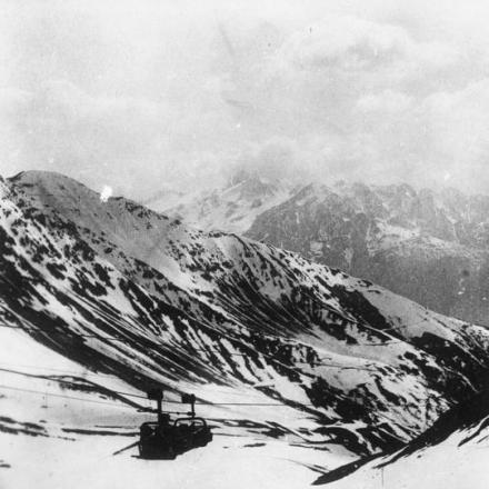 Posizioni sull'Adamello, Trentino occidentale, catturate dal IV Gruppo Alpini IV, il 25 maggio 1918. © IWM 