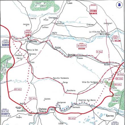 La seconda battaglia della Marna © U.S. Military Academy (West Point)