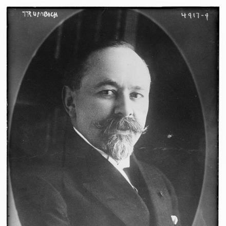 Il leader del movimento jugoslavo Ante Trumbić. © Congress Library pnp_ggbain.28832