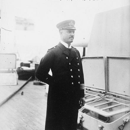 L'Ammiraglio tedesco Ritter von Mann nominato, il 7 ottobre 1918, Segretario della marina.  © Congress Library ggbain.06878