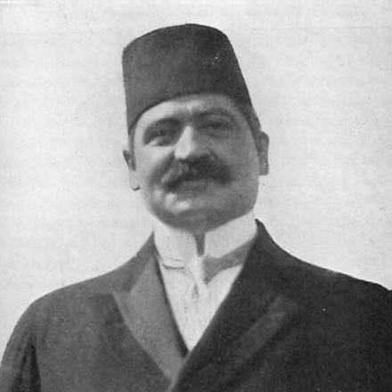 Mehmet Talat Pascià, membro del triumvirato che capeggiava la dittatura militare nell'Impero Ottomano. Dimessosi il 9 ottobre 1918. © byu.edu Mehmet_Talat_Pasha PD US