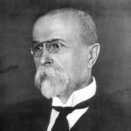 Tomáš Garrigue Masaryk, Presidente del Consiglio nel Governo provvisorio cecoslovacco. Smitsonian Institute