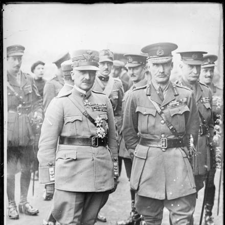 Il Generale Armando Diaz e il Generale Henry Horne © BNF Gallica - Agence Rol ark_12148_btv1b53030590r