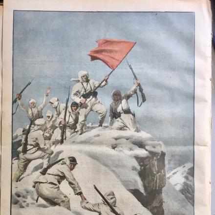 Gli alpini conquistano Cima Zigolon. Domenica del Corriere