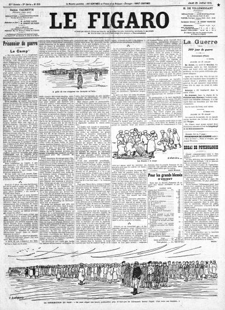 PRIMA PAGINA DE LE FIGARO