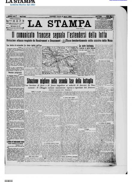 LA PRIMA PAGINA DE LA STAMPA
