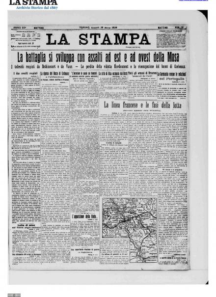 LA PRIMA PAGINA DE LA STAMPA