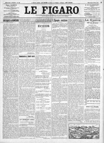 LA PRIMA PAGINA DE LE FIGARO