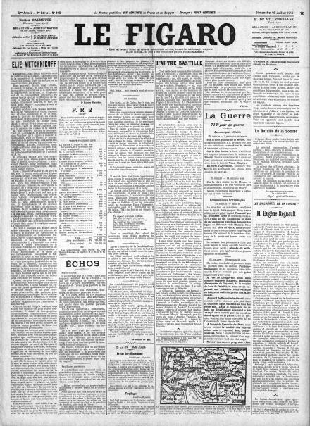 LA PRIMA PAGINA DE LE FIGARO