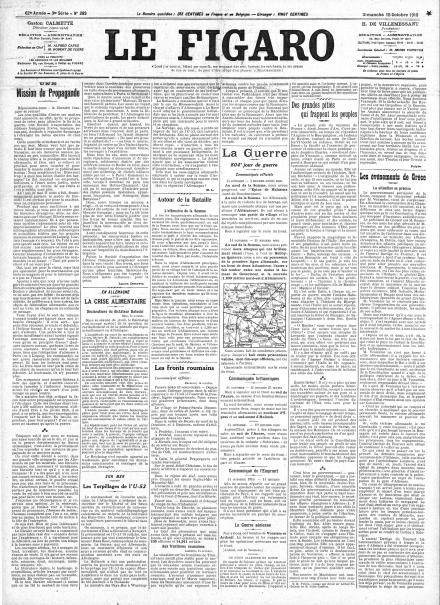 LA PRIMA PAGINA DE LE FIGARO
