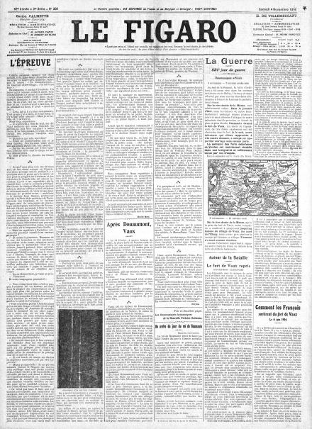 LA PRIMA PAGINA DE LE FIGARO
