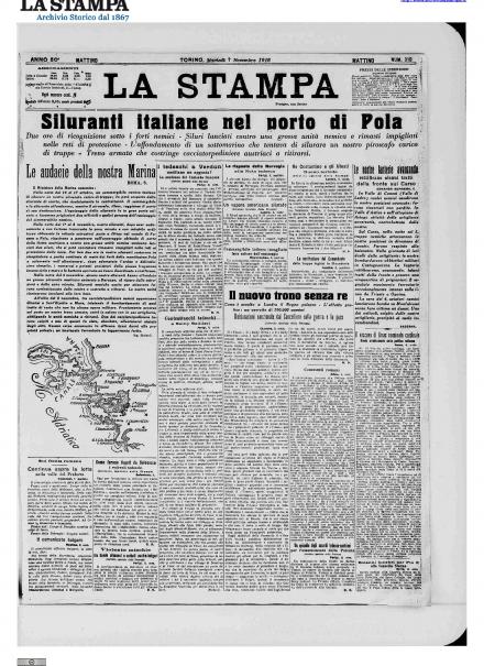 LA PRIMA PAGINA DE LA STAMPA