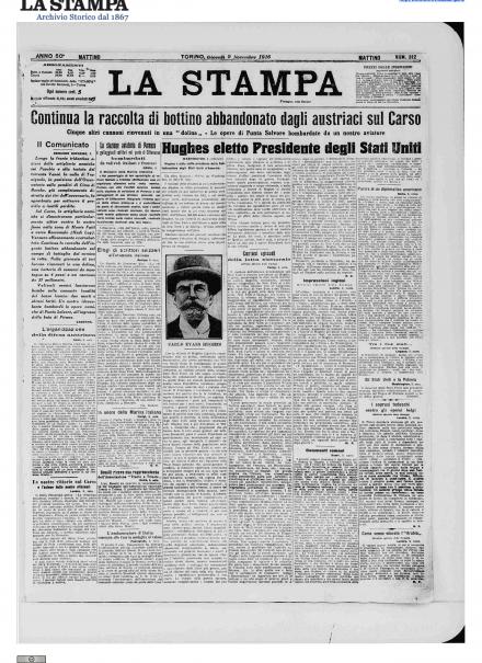 LA PRIMA PAGINA DE LA STAMPA