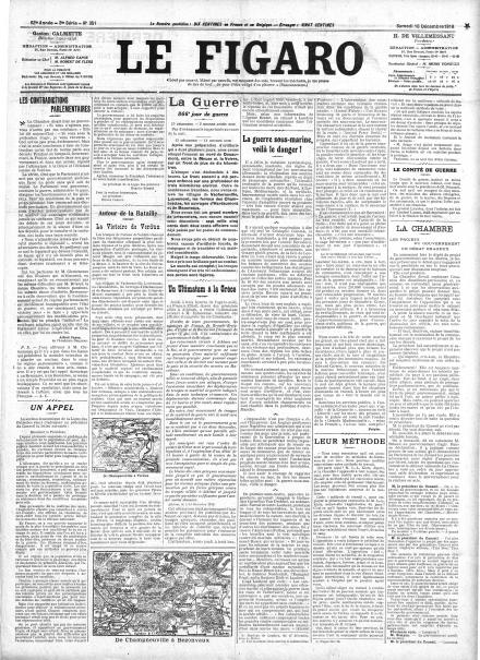 LA PRIMA PAGINA DE LE FIGARO