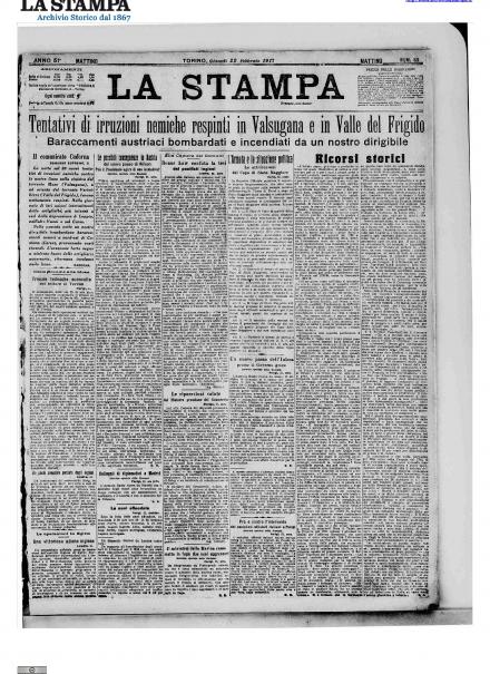 LA PRIMA PAGINA DE LE FIGARO