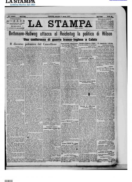 LA PRIMA PAGINA DE LA STAMPA