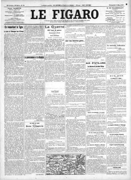 LA PRIMA PAGINA DE LE FIGARO