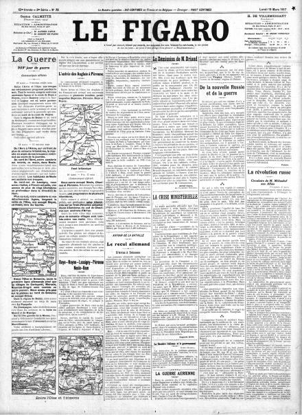 LA PRIMA PAGINA DE LE FIGARO